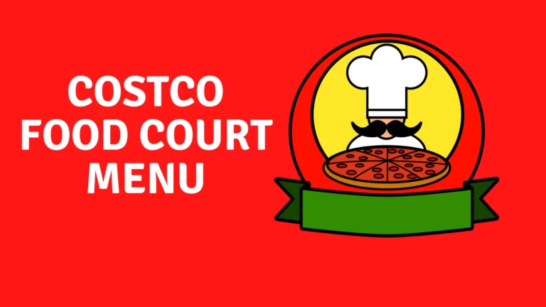 Costco Food Court Menu